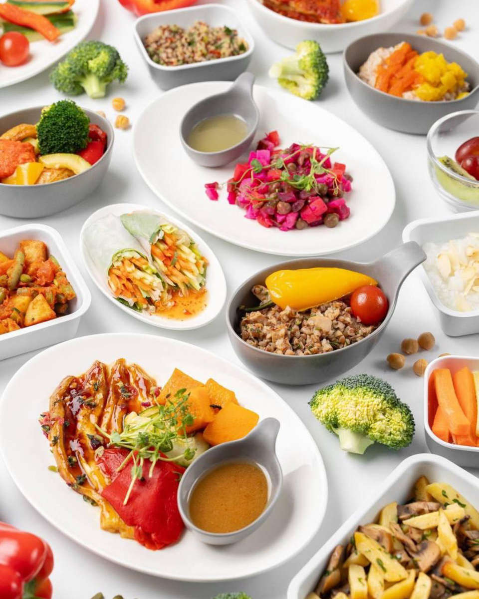 Анонс обновленного к Великому посту «постного» меню Аэрофлота (фото из телеграм-канала авиакомании)