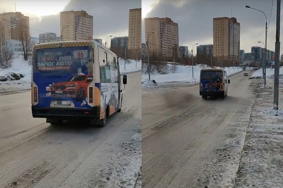 Водитель маршрутки высадил женщину с дочерью на проезжей части. Фото: предоставлено Александрой
