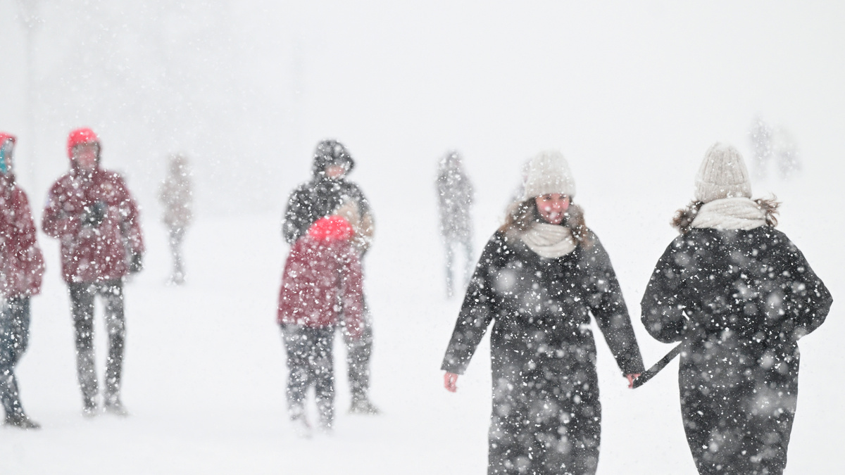    Циклон "Ольга" принес в Москву снегопад РИА