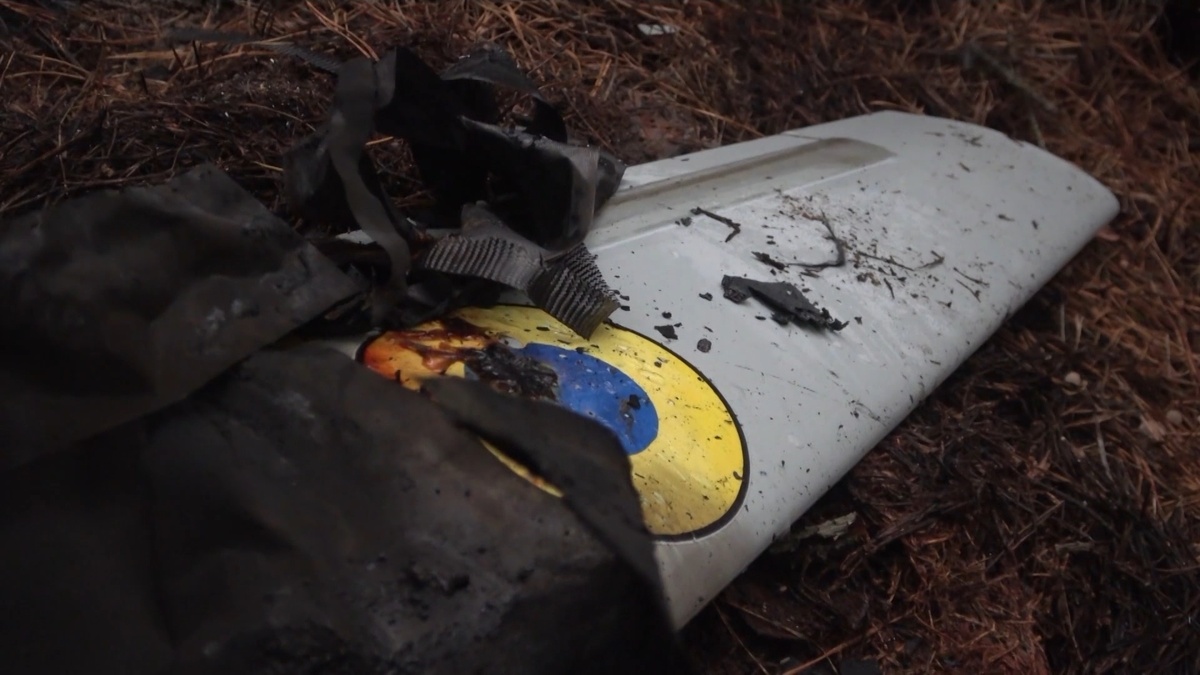    HD СВО ПВО БПЛА беспилотник ВСУ обломки 2