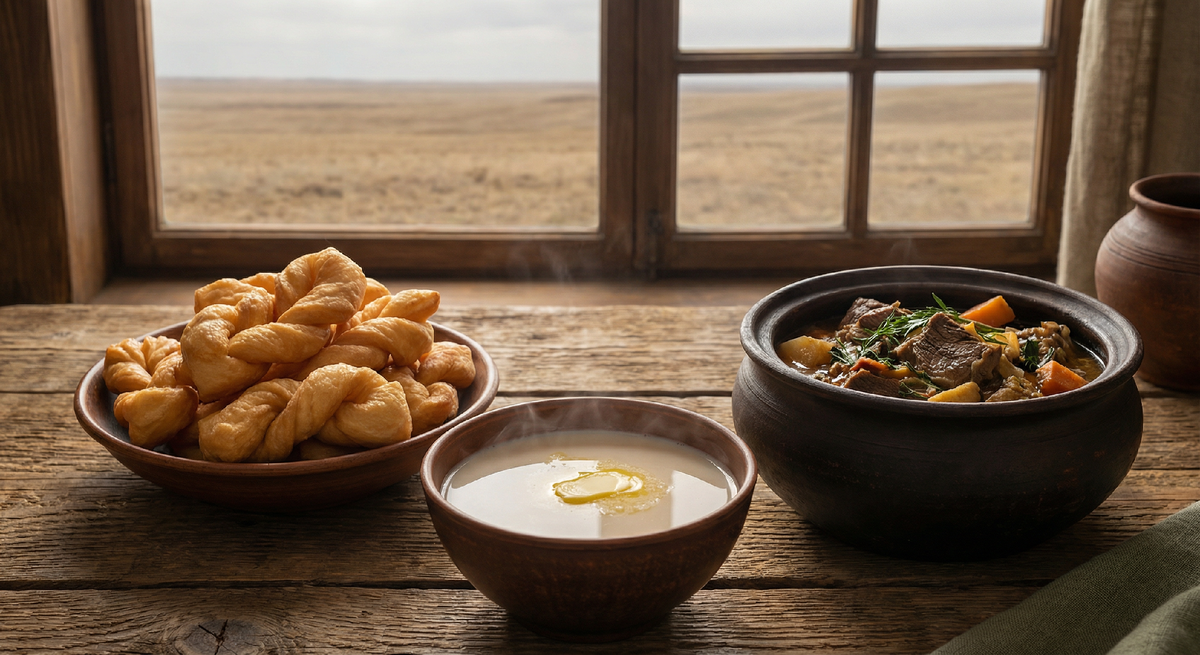 Калмыцкая кухня — простая, сытная и честная. Борцоки, джомба и баранина: три символа степного стола