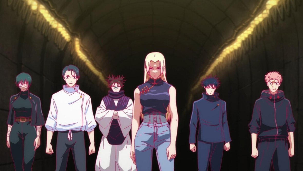    Кадр из аниме «Магическая битва», реж. Пак Сон-ху, Юи Умэмото, Рехэй Такэсита, MAPPA