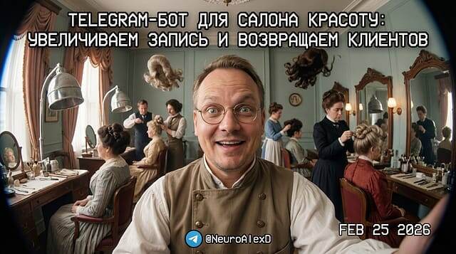    Эффективный Telegram-бот для управления записями в салоне красоты. Алексей Доронин