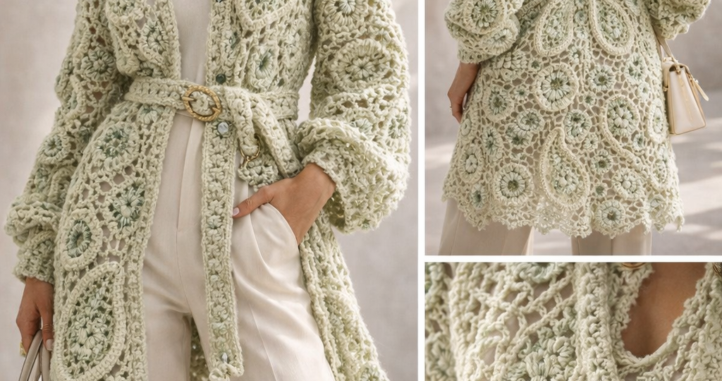 Мотив «Огурец» в ирландском кружеве: как уйти от типовых листьев и собрать выразительную композицию