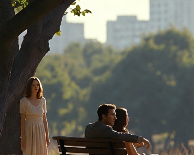 Марина сильно удивилась когда увидела своего мужа в парке с женщиной