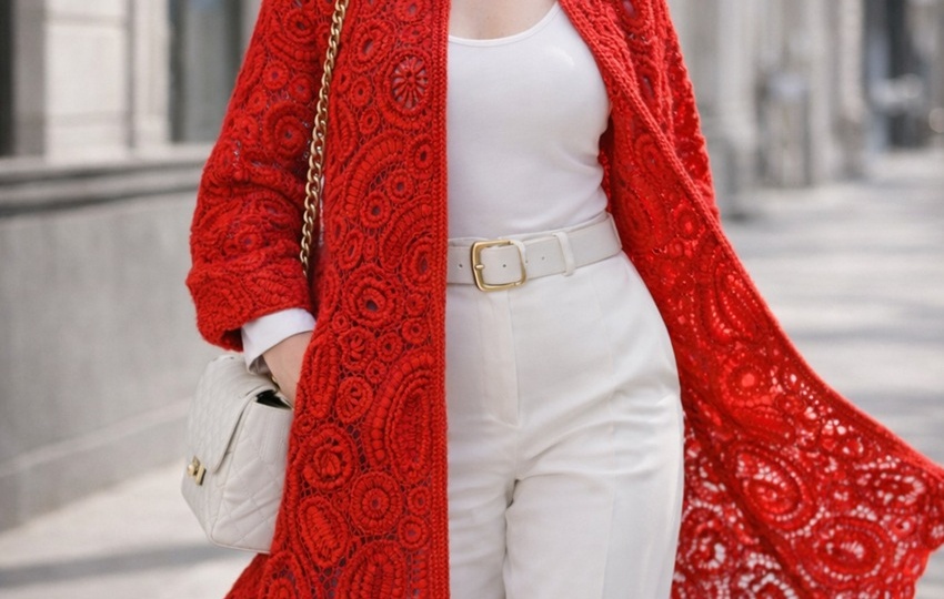 Толстая пряжа или объём крючком: два разных подхода в ирландском кружеве