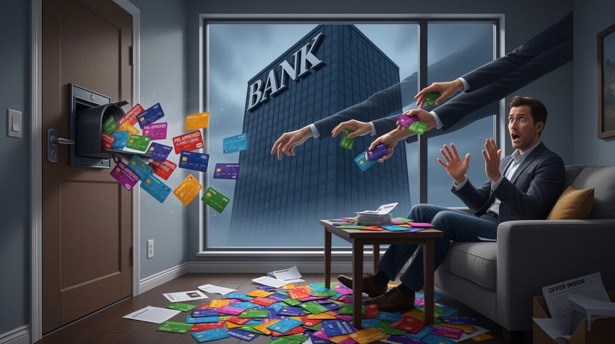    Почему банки предлагают кредитные карты даже тем кто не просил