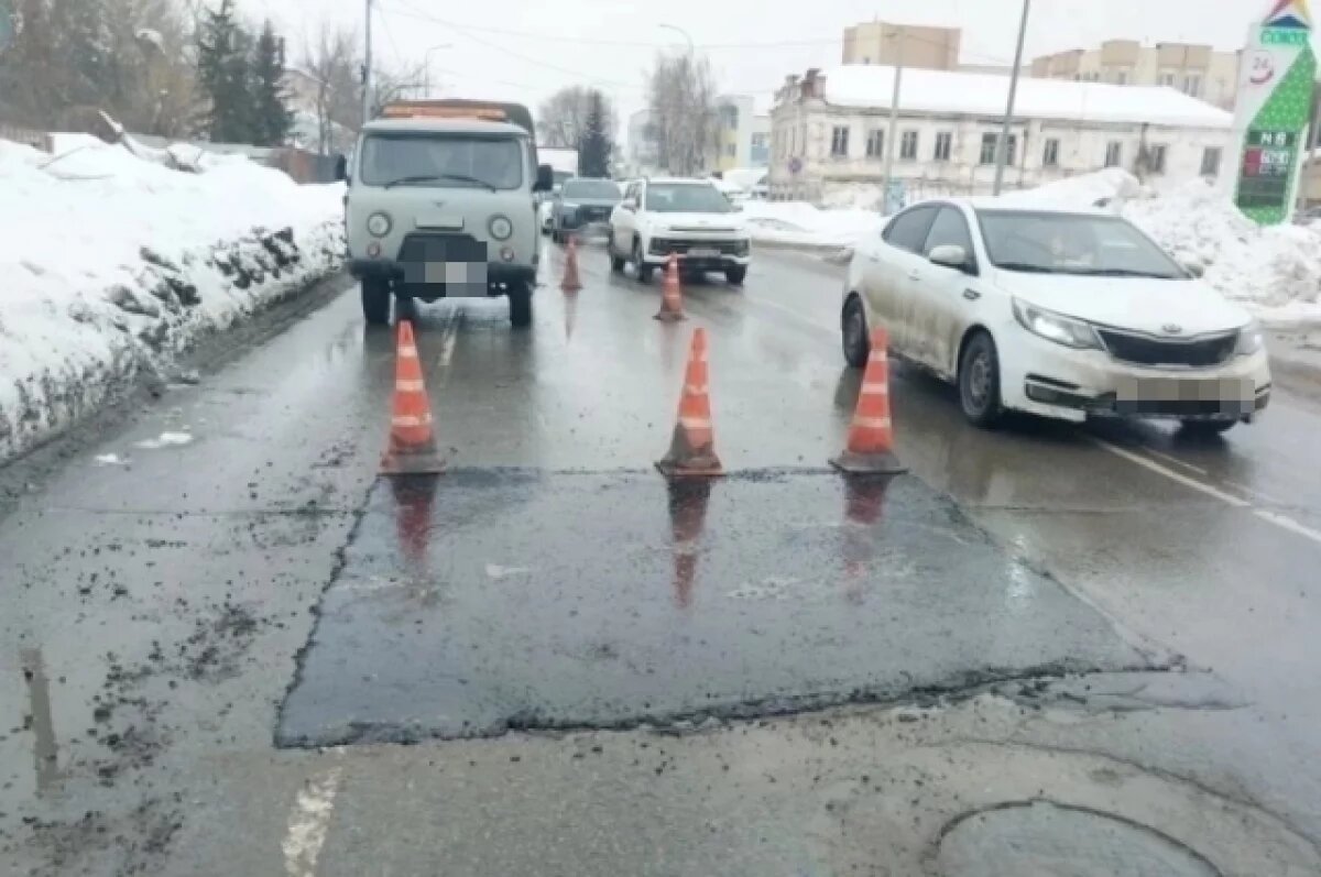    800 кв. м дорог отремонтировали в Пензе с начала года