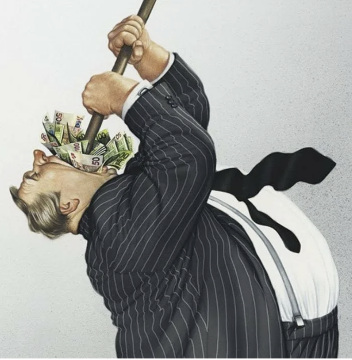 Проблема не в скудости средств для алчущих, а в ненасытном желании алчных. И что примечательно, эта проблема не только богатых, но и бедных.