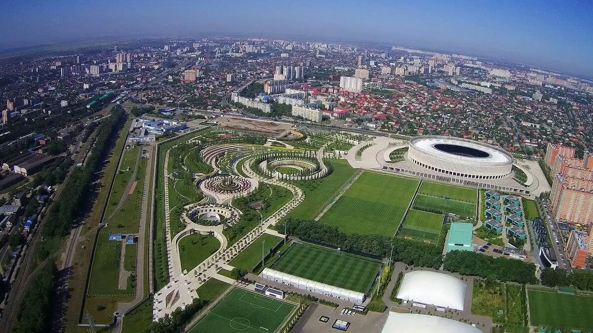 Краснодар с высоты птичьего полёта