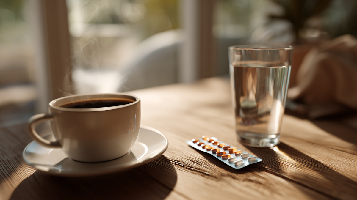 Витамины с кофе можно