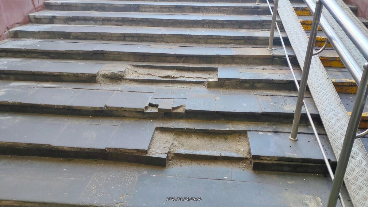    Ступеньки подземного перехода на Большой Садовой в Ростове   rostovgazeta.ru