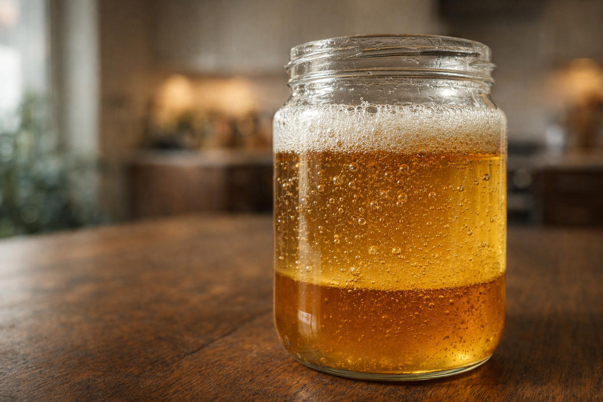 Фото Пасека Ларионовых - мёд расслоился