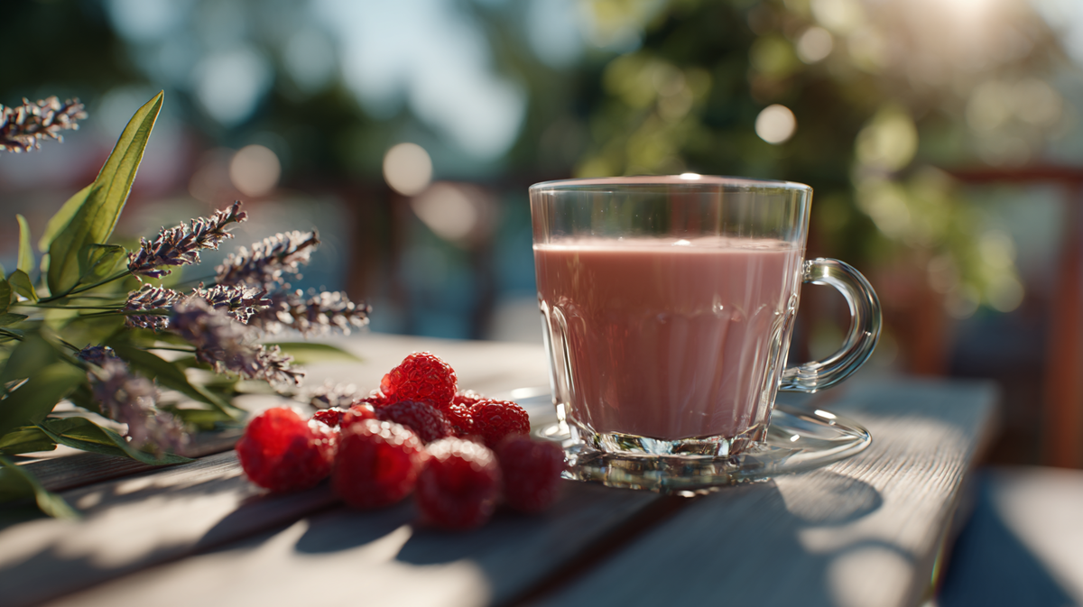 Розовый кофе