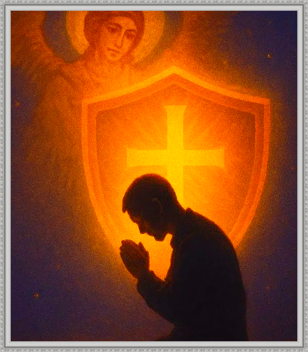 Щит - молитва коллаж автора
