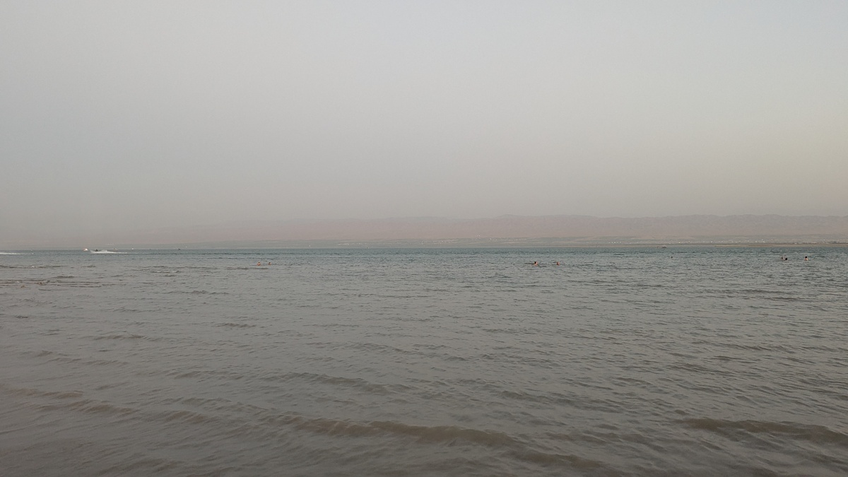 Таджикское море вечером