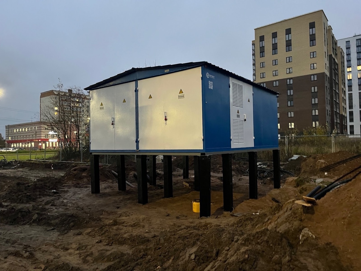 
2КТП/П 2×630 кВА для жилого микрорайона в Вологодской области