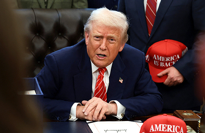    Дональд Трамп.REUTERS/Evelyn Hockstein