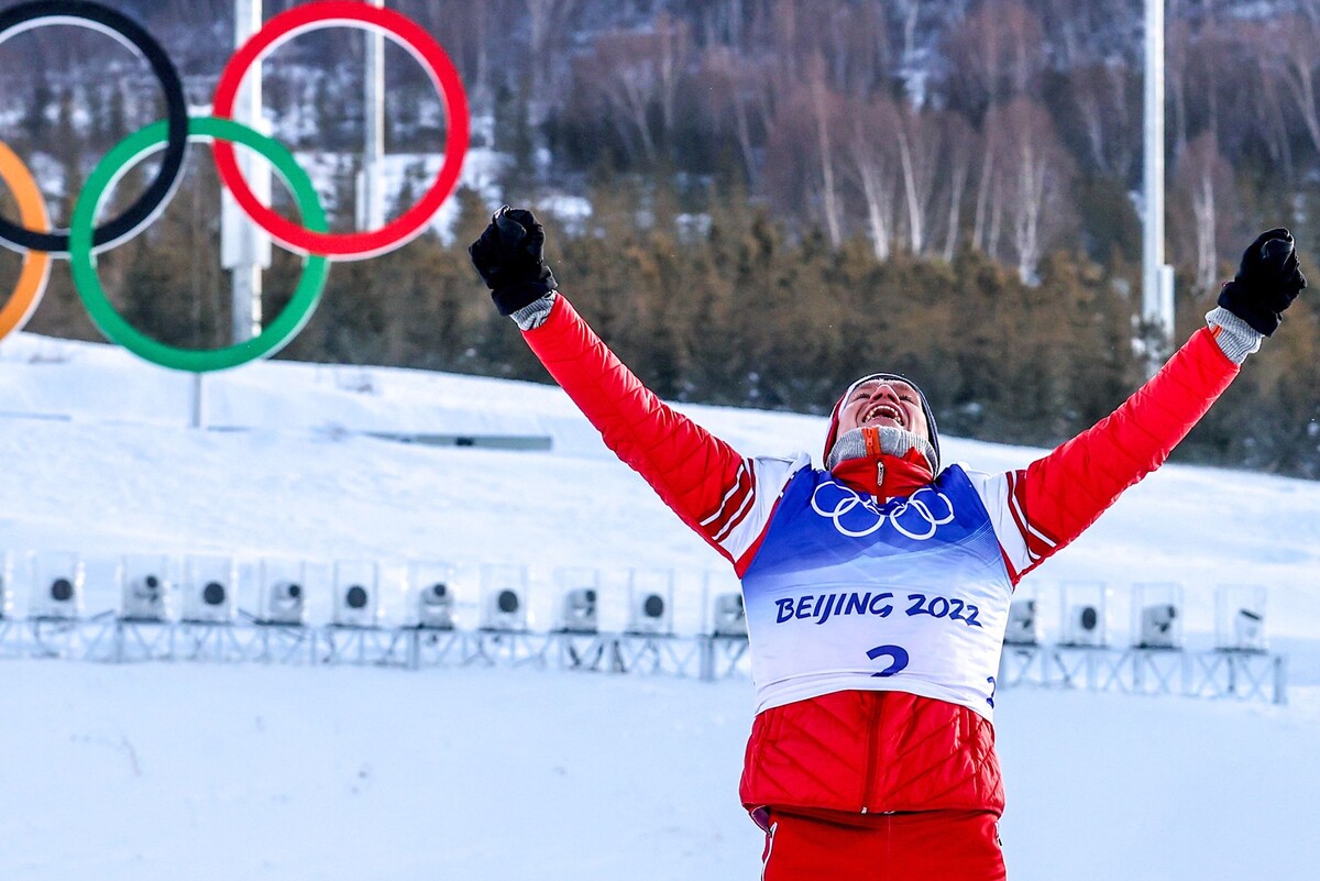    Сан Саныч Большунов по праву может именоваться королем лыж олимпийского Пекина./Станислав Красильников / ТАСС