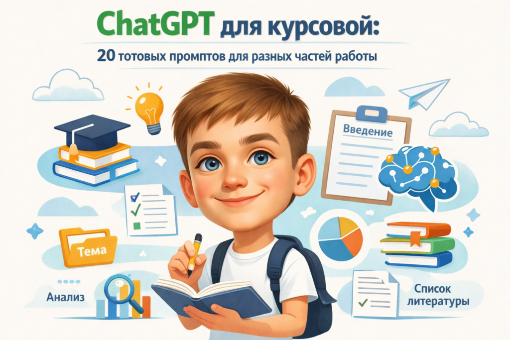    20 полезных промптов для использования ChatGPT в курсовой работе admin