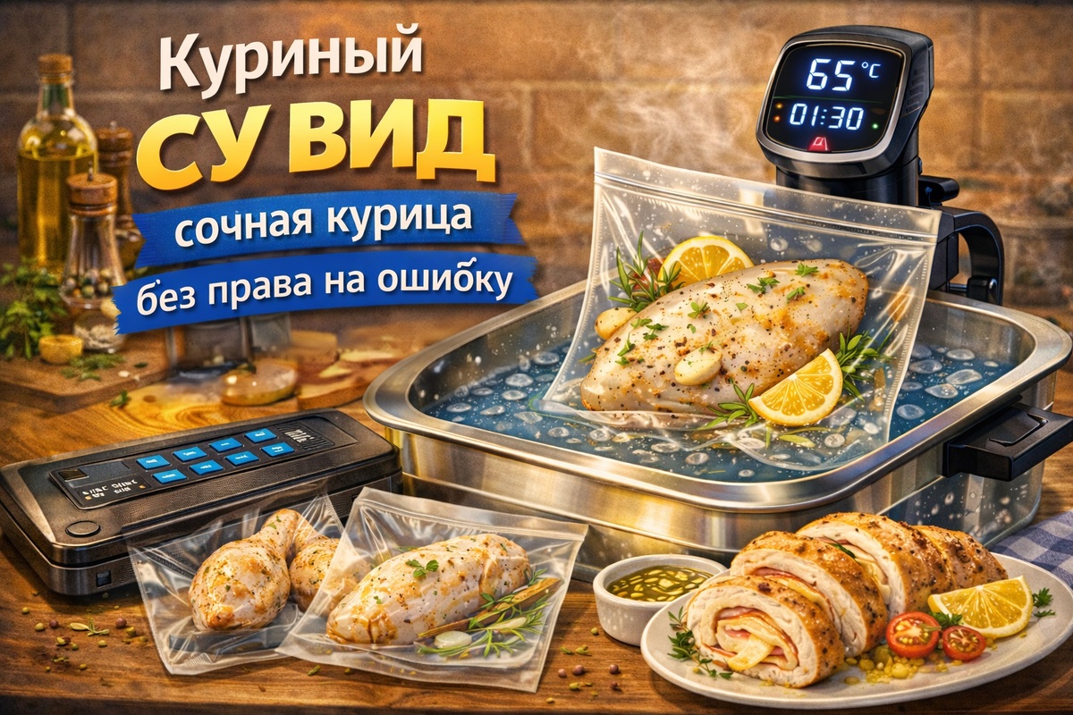 Куриный сувид: сочная курица без права на ошибку или как «куриное су вид» меняет отношение к обычной курице