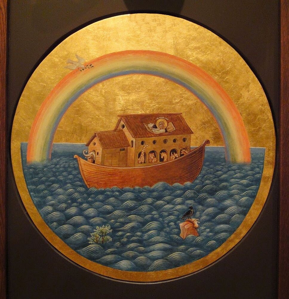 Фреска Никольского православного храма в Амстердаме