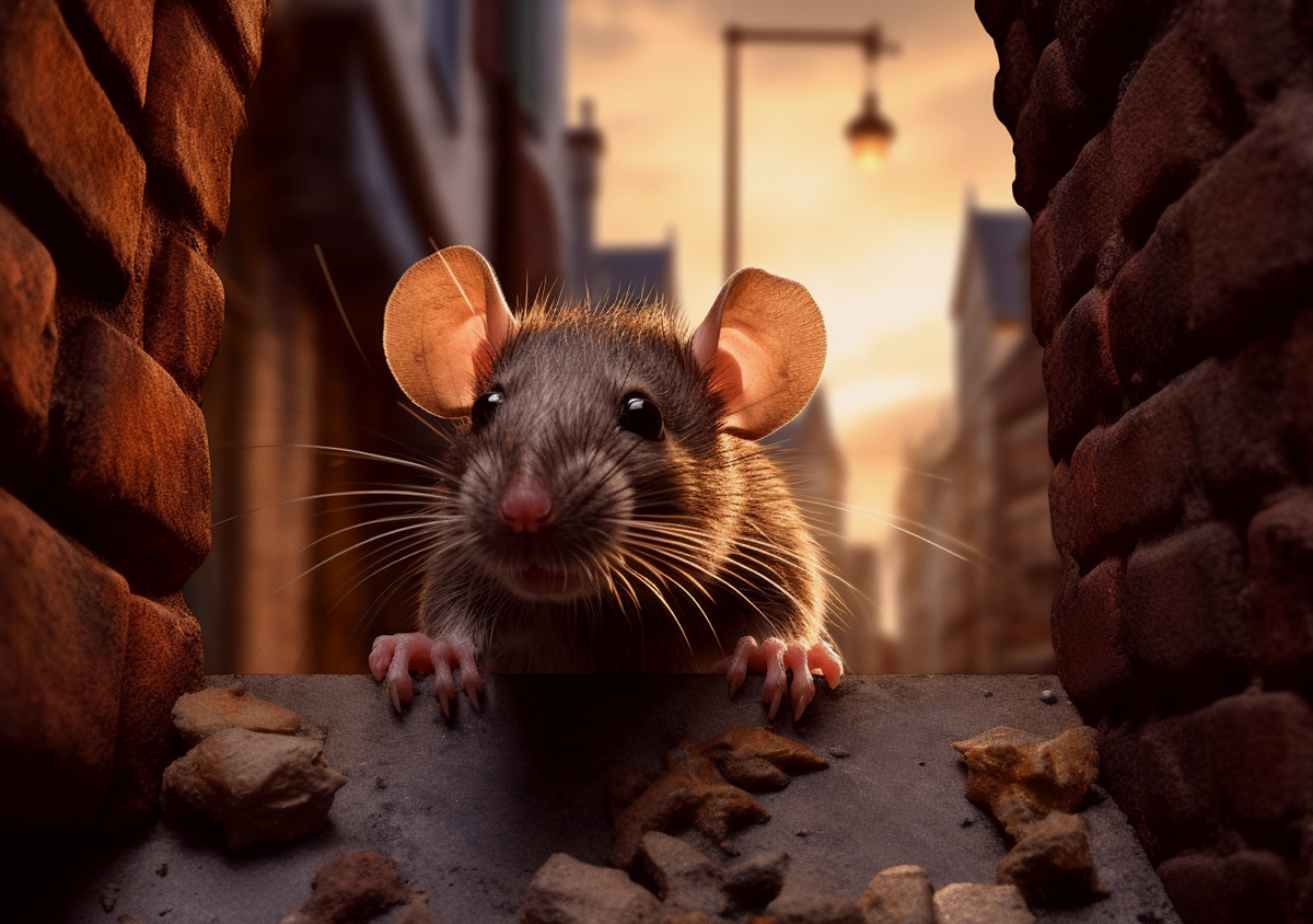 Грустная мышь ушла жить на улицу