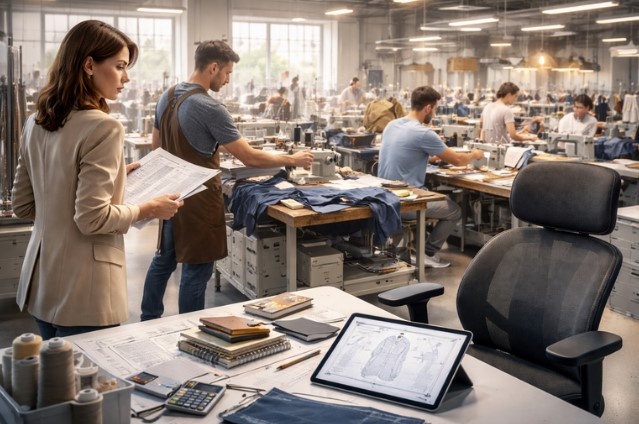 Процесс пошива