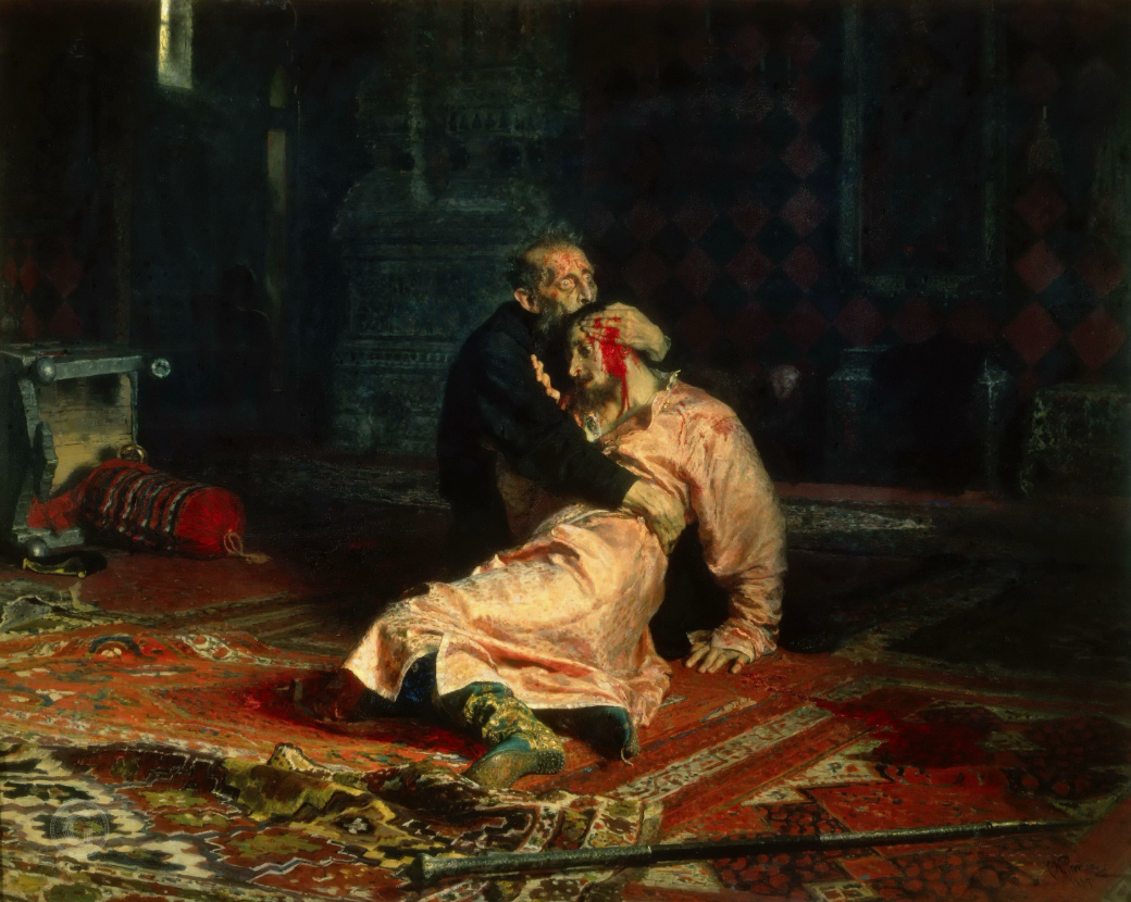 И.репин «Иван Грозный убивает своего сына»