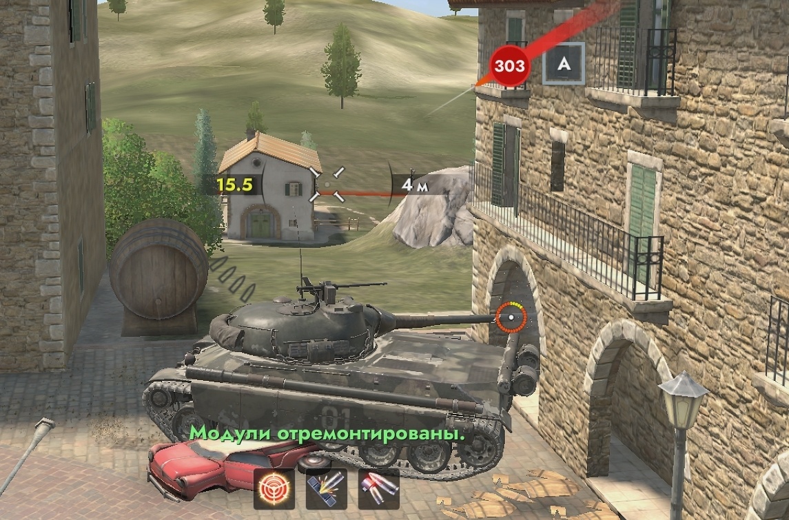 Борта танка не танкуют совершенно 