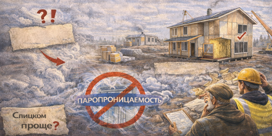 Откуда появился вопрос об отказе от паропроницаемости