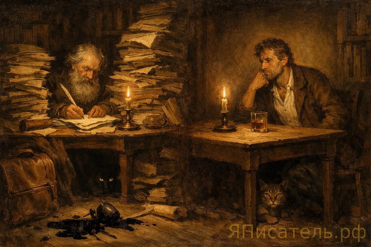 Толстой против Хемингуэя