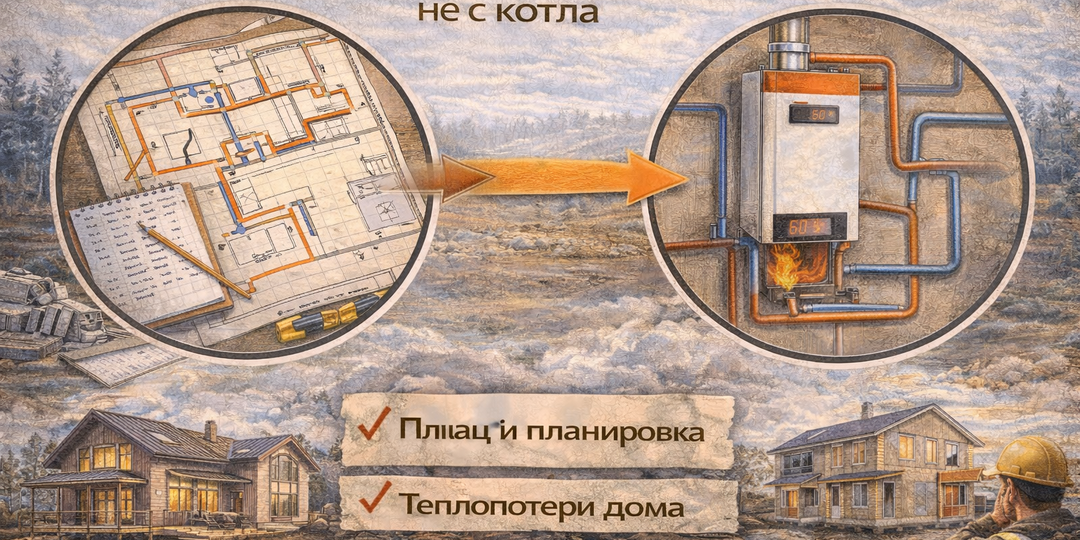 Почему надёжная схема отопления начинается не с котла