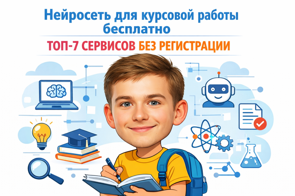    Список из 7 сервисов ИИ для выполнения курсовой работы без регистрации admin