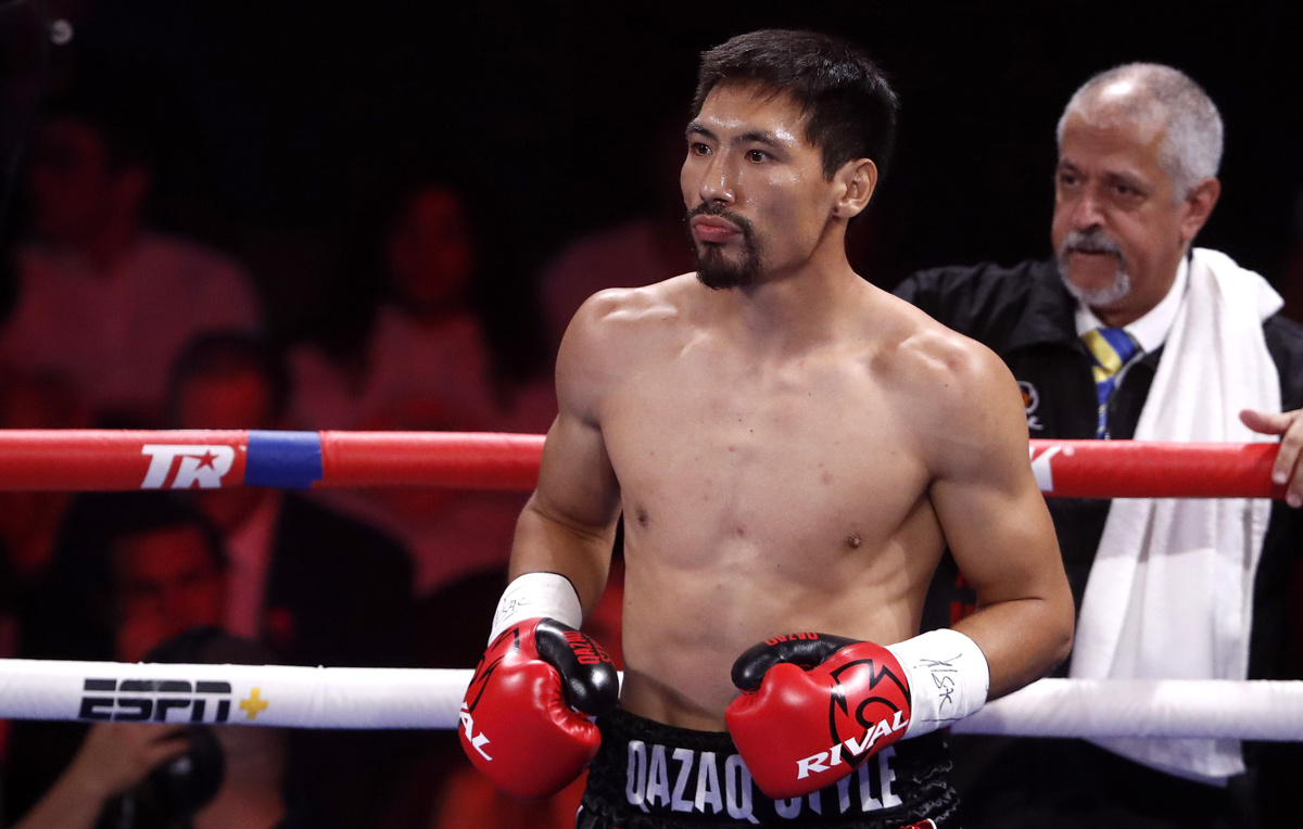    Жанибек Алимханулы  Steve Marcus/Getty Images