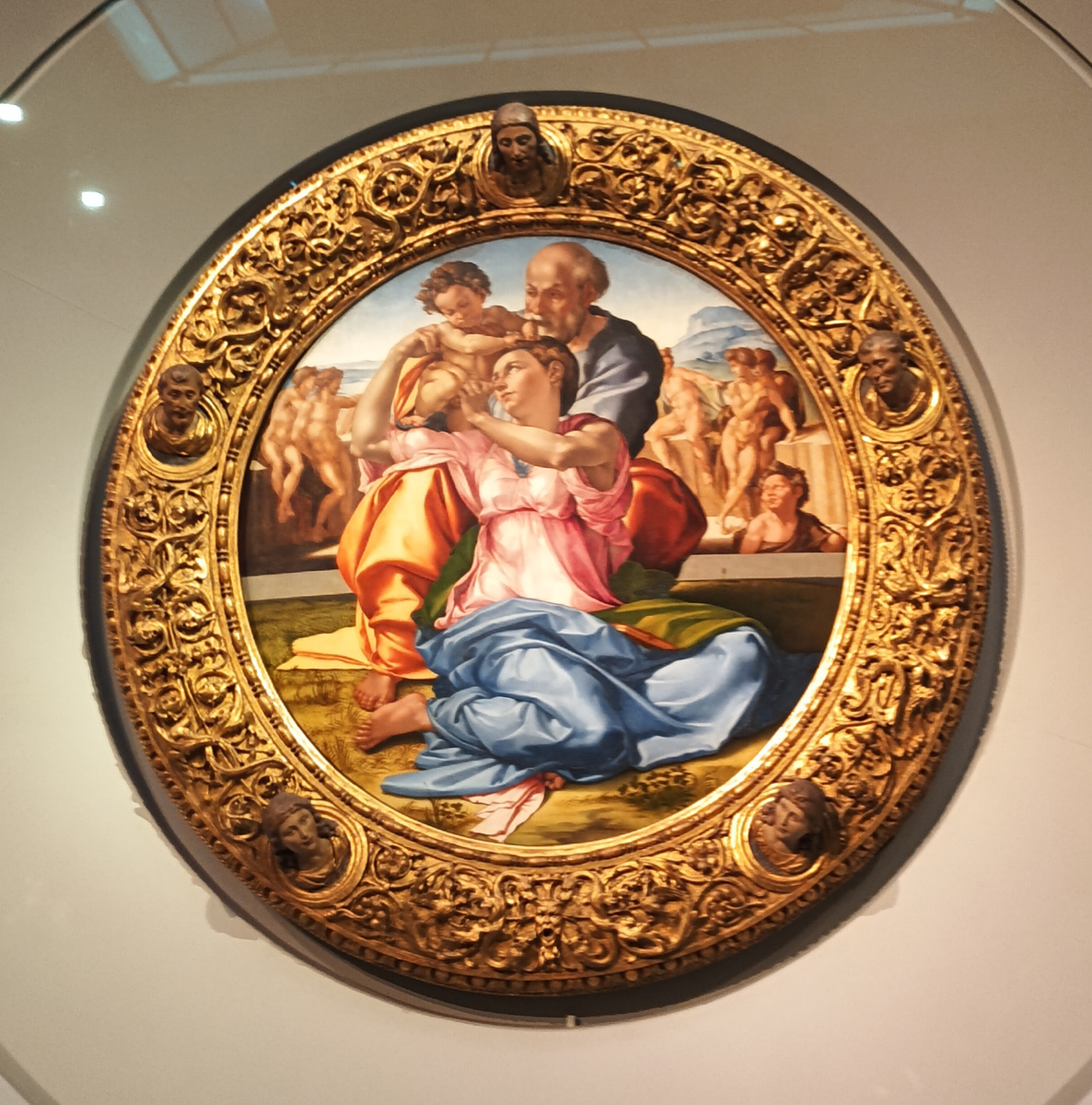 Тондо Дони, Микеланджело Буонарроти, галерея Уффици, Флоренция 