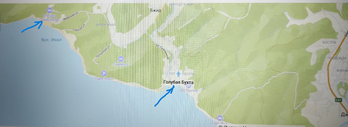 Бухта Инал и Голубая бухта - отличные места отдыха!