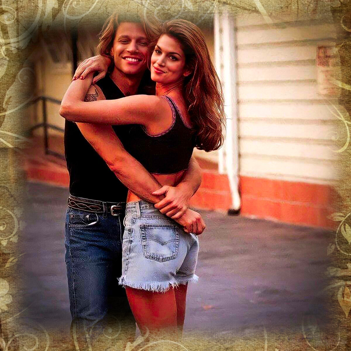 Синди Кроуфорд и Джон Бон Джови (1994)