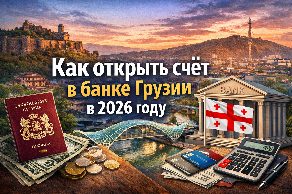 Открытие счета в банке Грузии в 2026 году для россиян удаленно