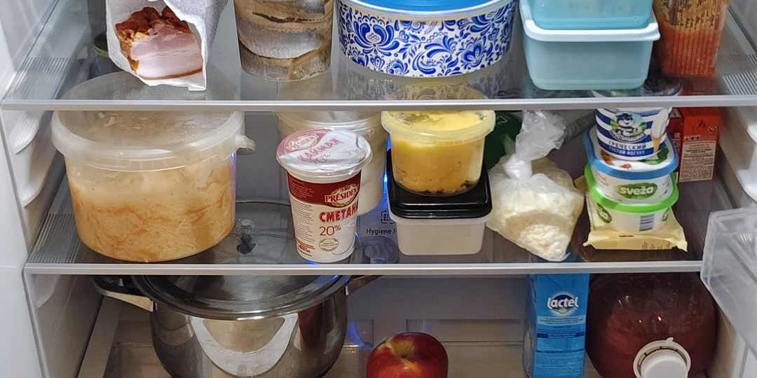 Что всегда есть у меня в холодильнике (зимой)
