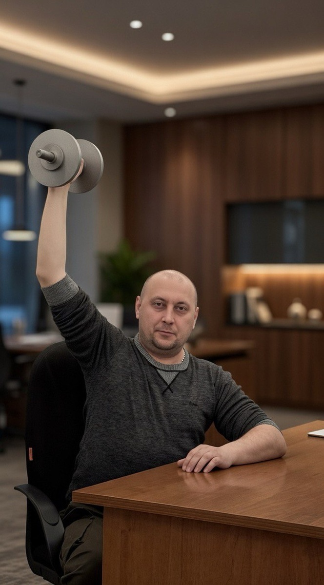 Микротренировка прямо у рабочего стола