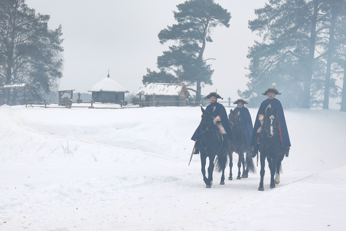 Съемки сериала Капитанская дочка». Фото: телеканал «Россия»