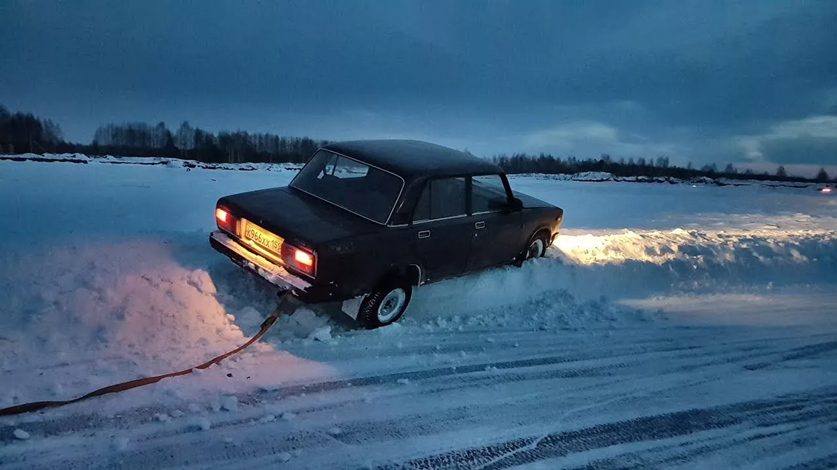 Водители советского автопрома сами становились антиблокировочной системой.