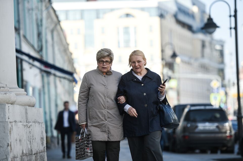     Пенсионеры в Москве / Медиасток.рф