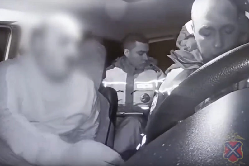    Скриншот с оперативной видеозаписи