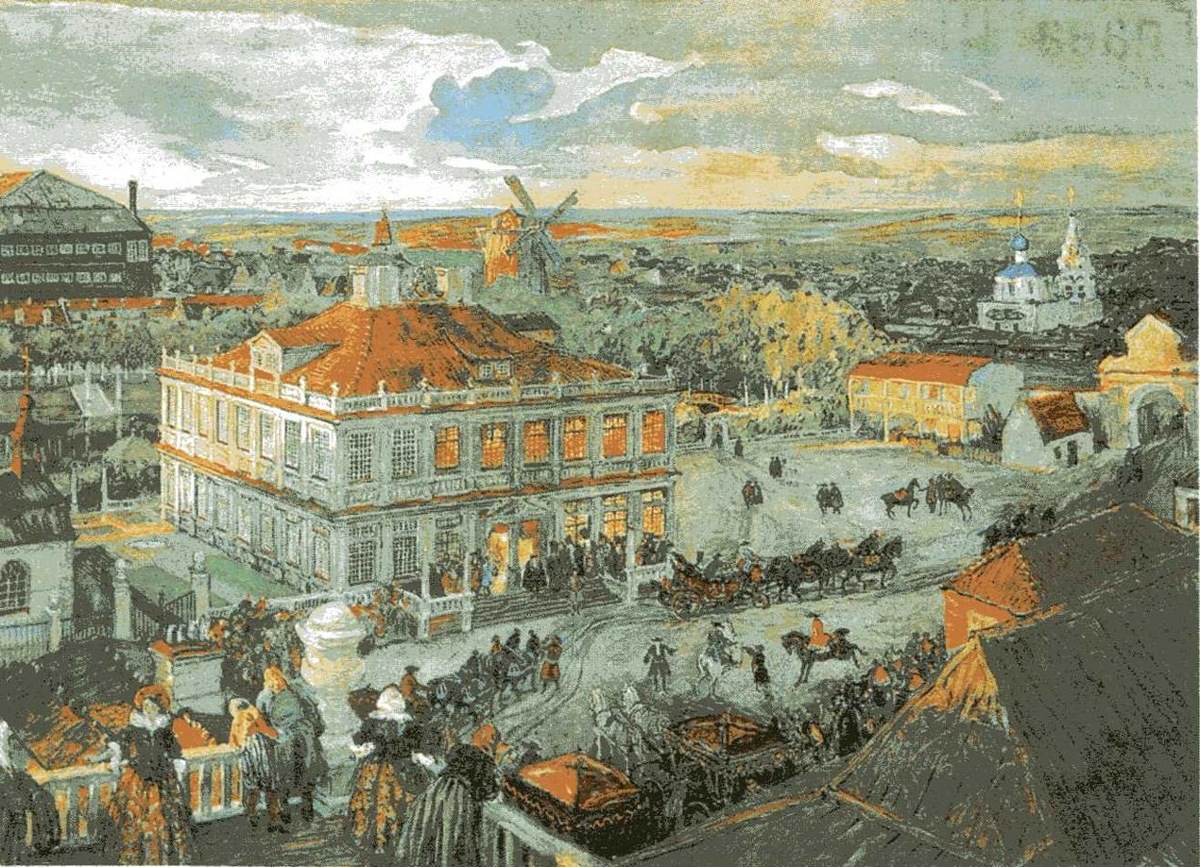 «В Немецкой слободе», Бенуа