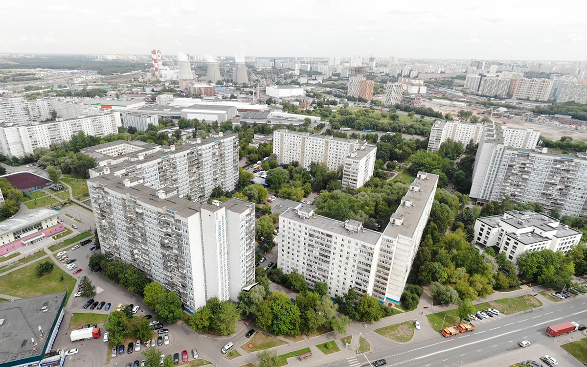 Вид на современный микрорайон Бусиново (2021 год). Источник: Яндекс.Карты