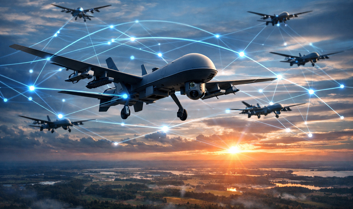 Координация группы беспилотников