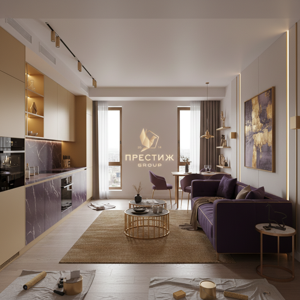 Однокомнатная квартира в современном ЖК города Москва 