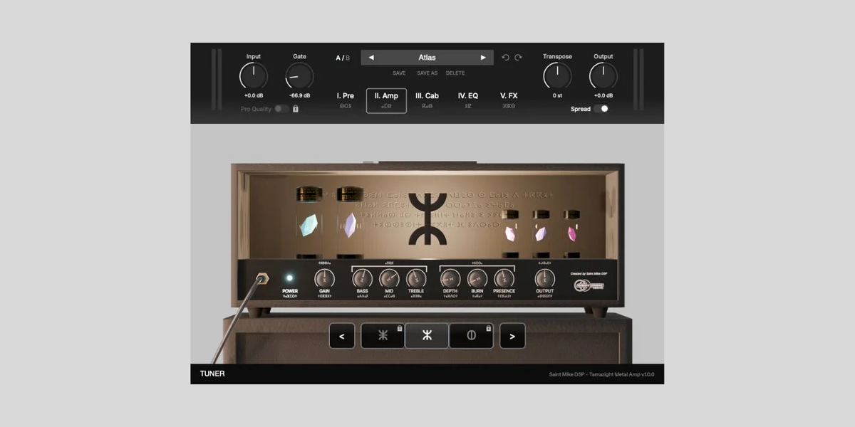 Tamazight Metal Amp — бесплатный универсальный симулятор гитарного усилителя